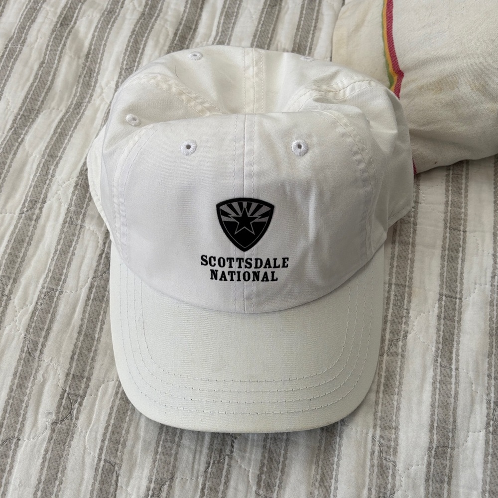 White Scottsdale National Cap